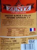 Saucisse blanche