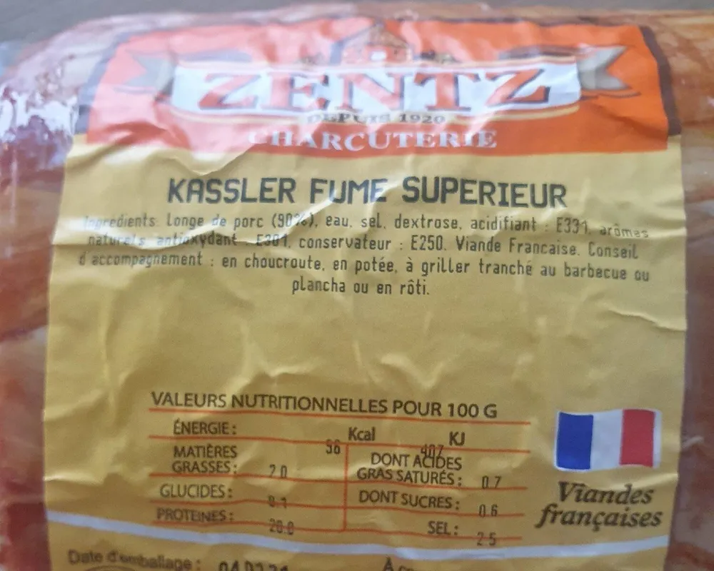 KASSLER FUME SUERIEUR