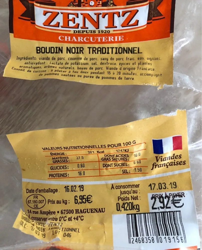 Boudin noir