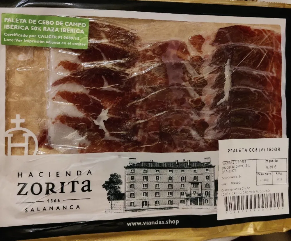 Paleta de cebo Ibérica