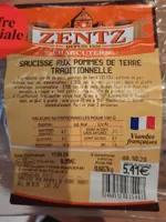 Saucisse aux pommes de terre traditionnelle