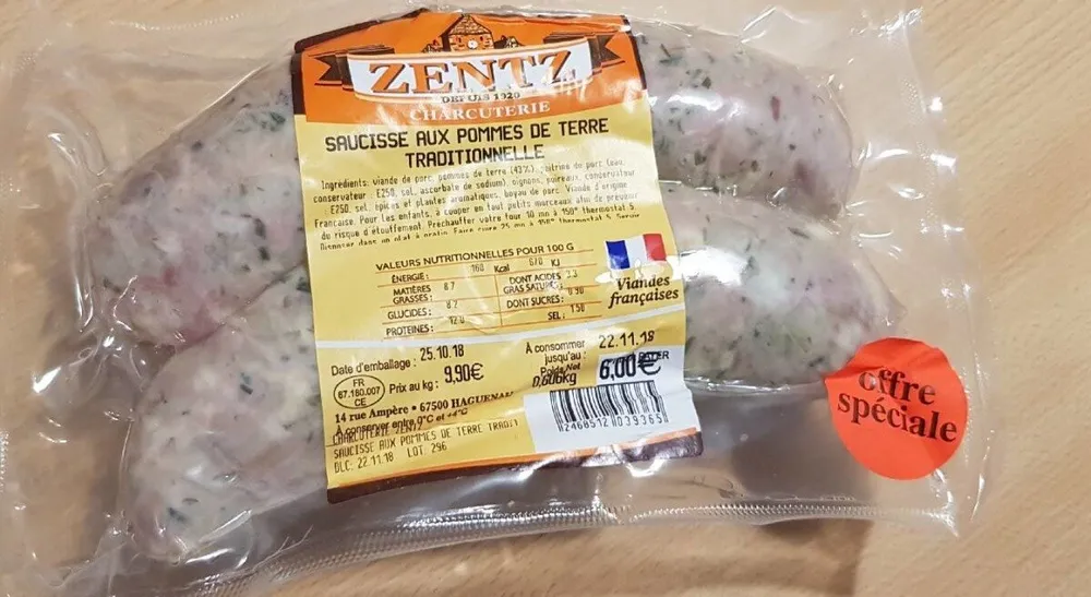 Saucisse aux pomme de terre