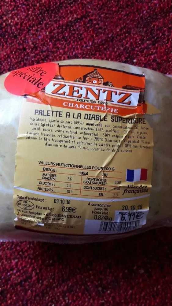 Palette à la diable