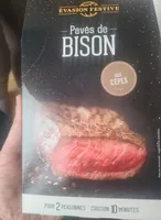 pavés de bison aux cèpes