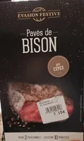 Pavés de bison aux cèpes