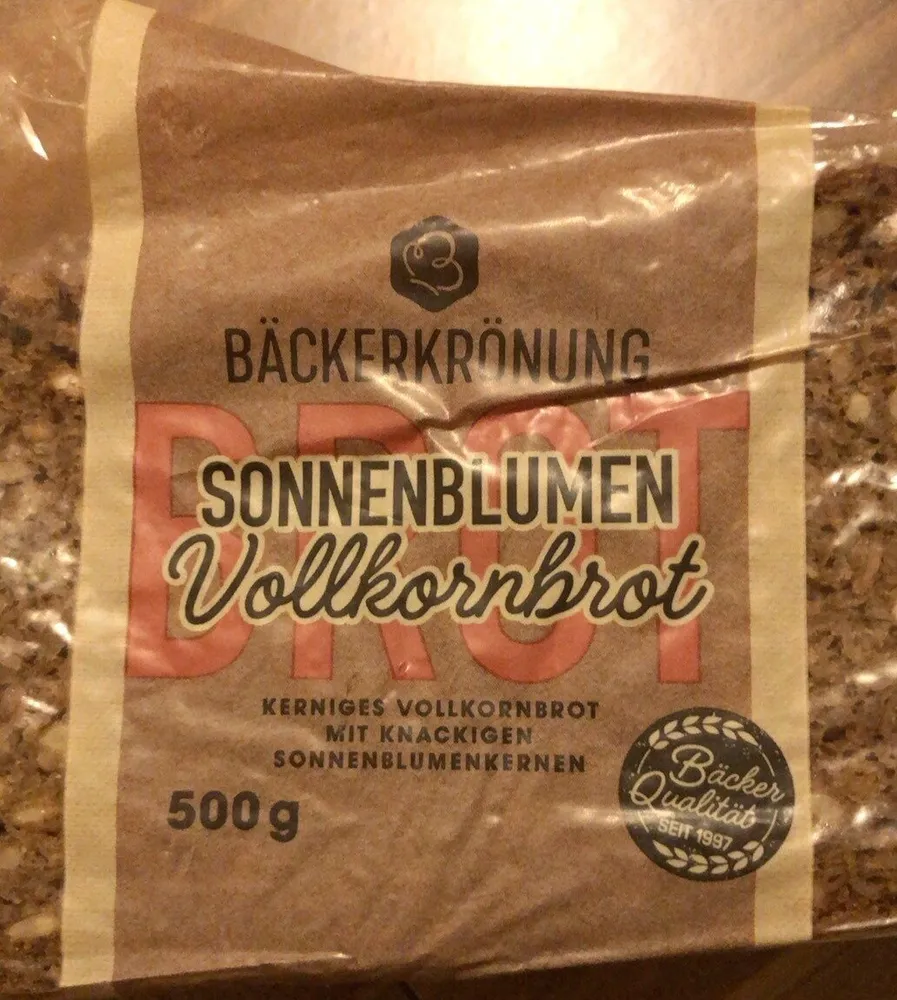 SONNENBLUMEN Vollkornbrot