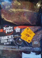 Tranches extra fines de boeuf