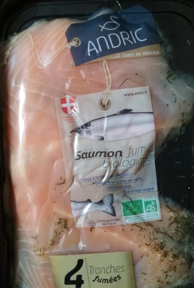 Saumon fumé biologique