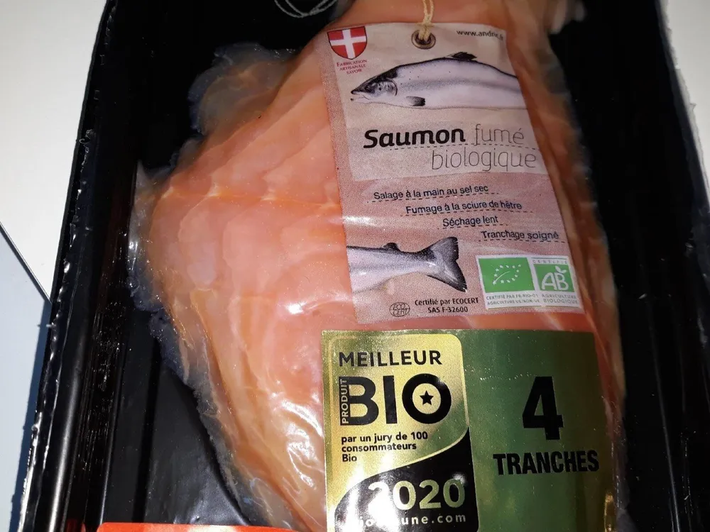 Saumon fumé biologique
