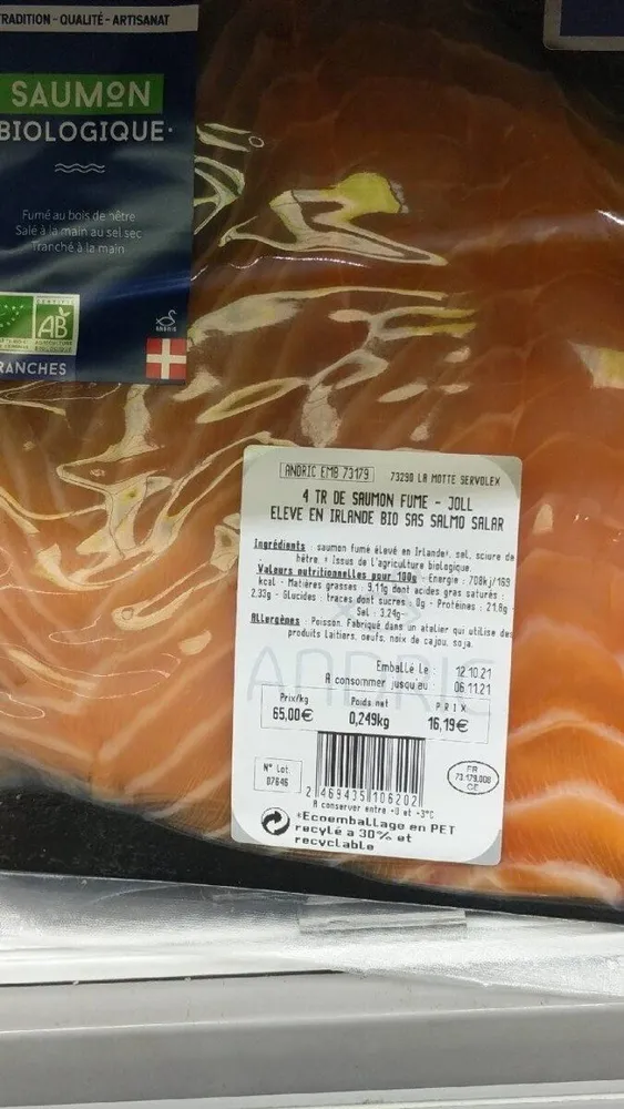 Saumon biologique