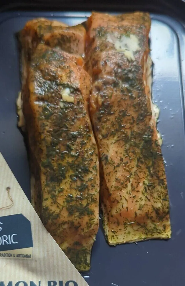 saumon bio fumé à chaud