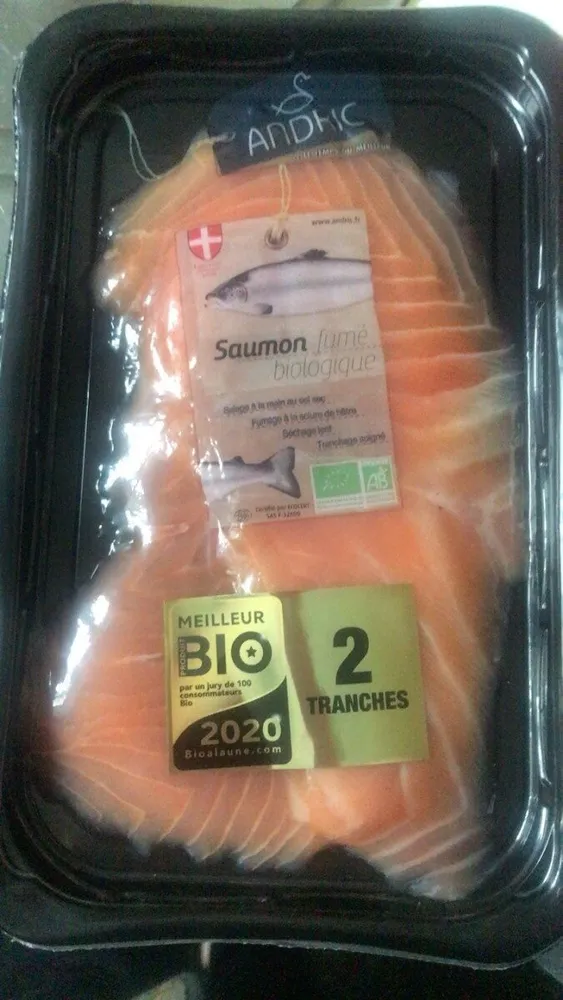 Saumon fume biologique
