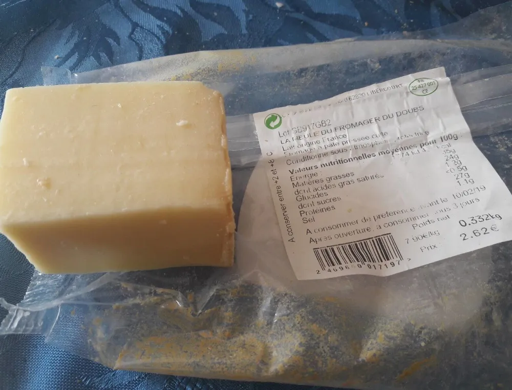La meule du fromage du Doubs