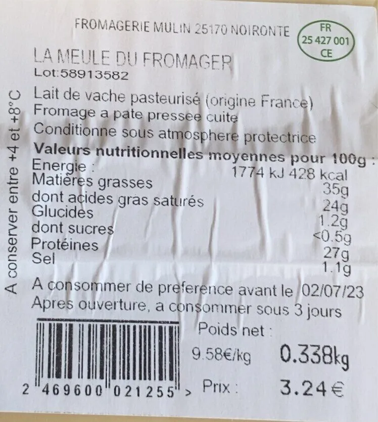 La meule du fromager