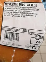 Mimolette demi vieille