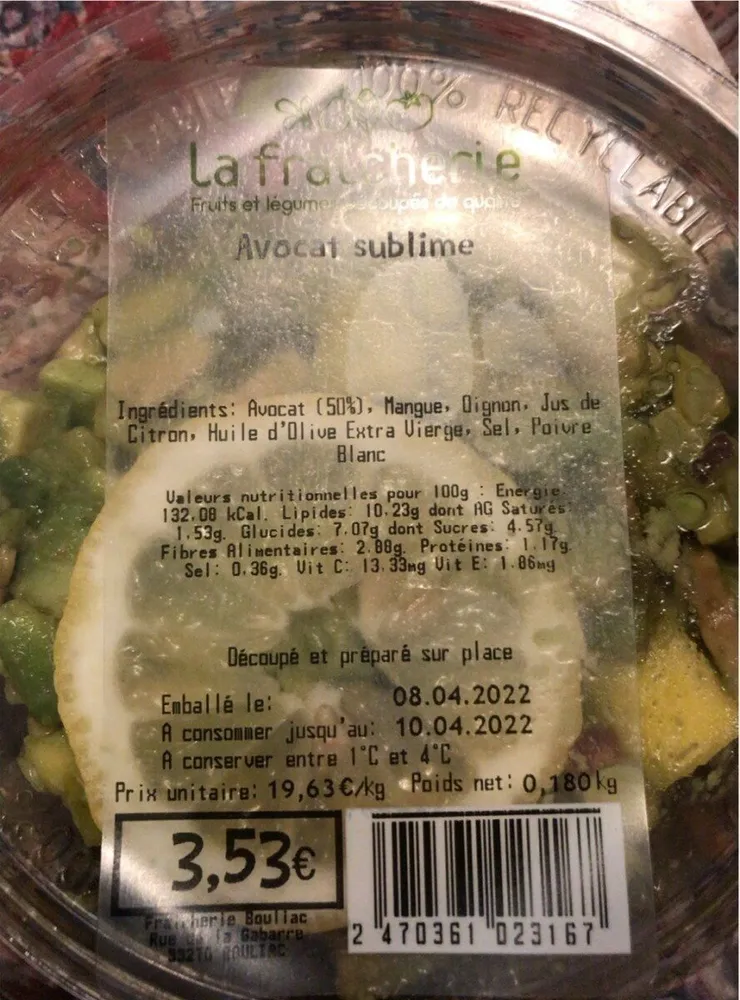 Avocat sublime