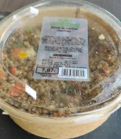 Salade de lentilles familiales