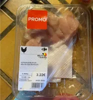 Dés de filet de poulet