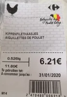 Aiguillettes de poulet