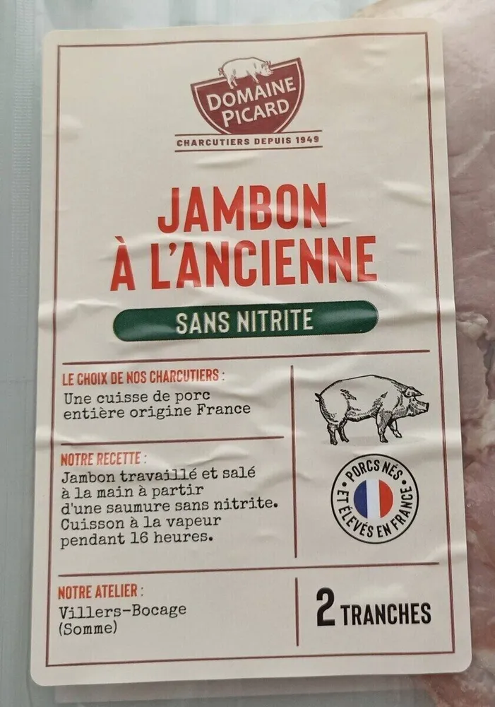 Jambon à l'ancienne sans nitrite