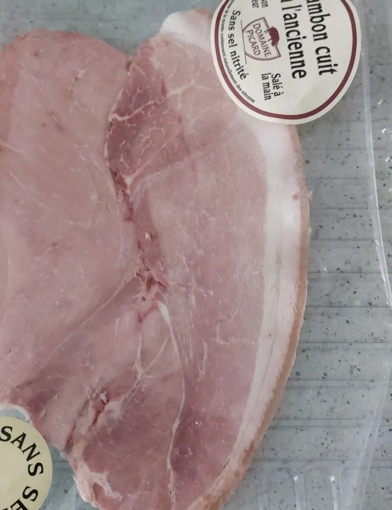 Jambon à l'ancienne cuit avec couenne