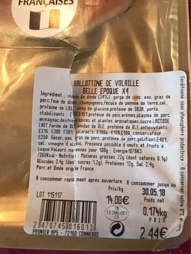 Ballotine de volaille