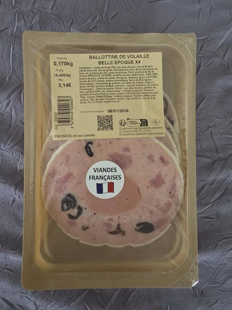 Ballotines de volaille