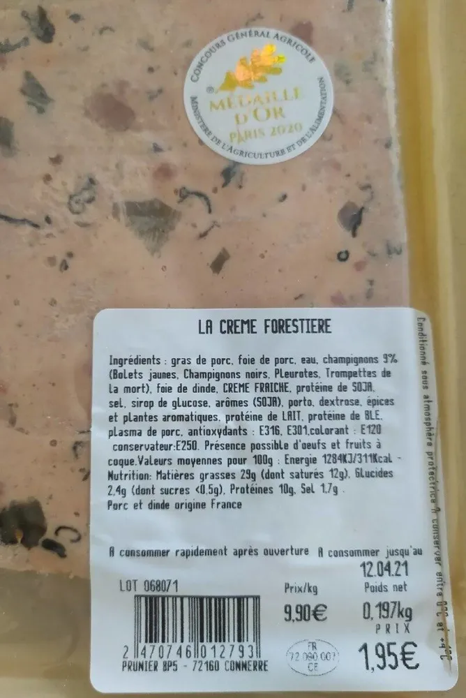 La crème Forestière