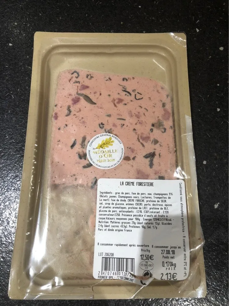 La crème forestière