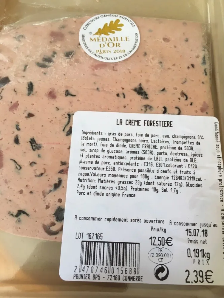La creme forestiere