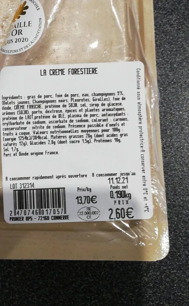 Paté de mousse