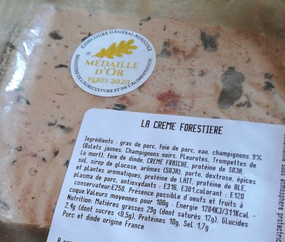 La crème forestière