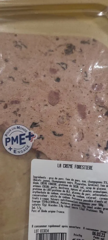 Creme forestière