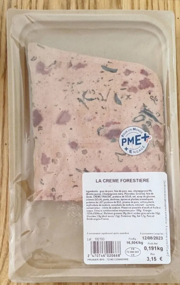 La crème forestière