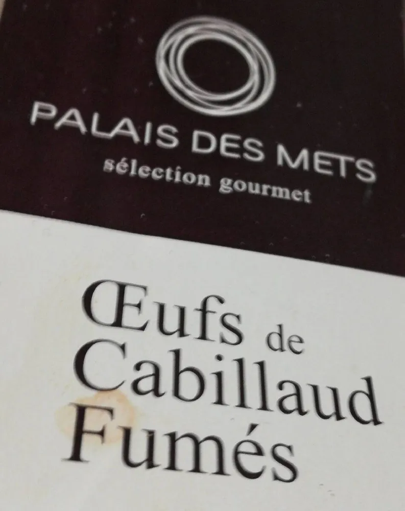 Oeufs de cabillaud fumés
