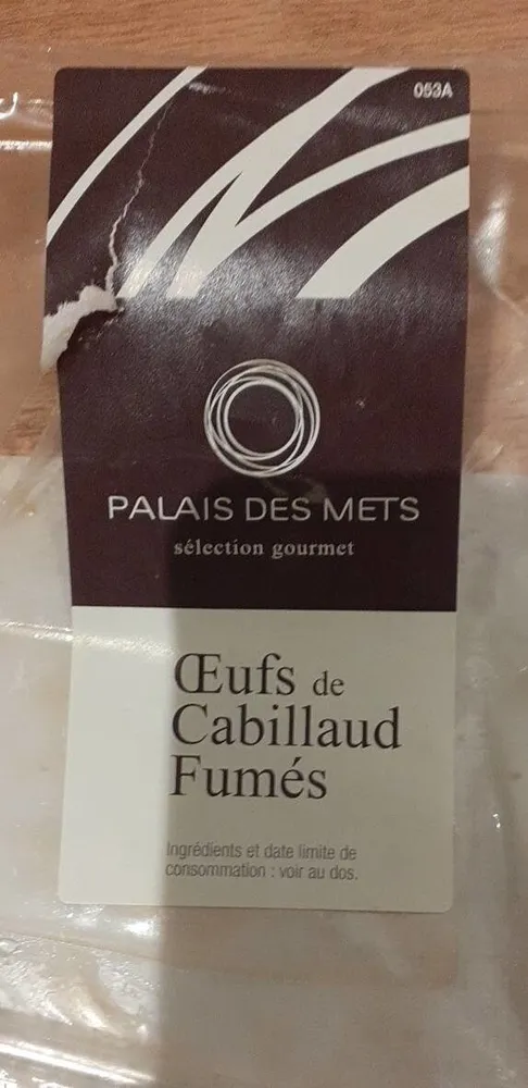 Oeufs de cabillaud fumés