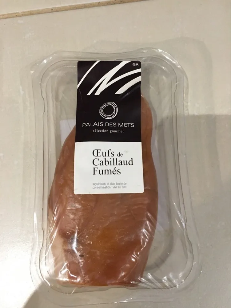 Oeufs de cabillaud fumes
