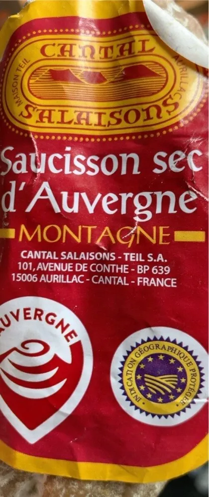 Saucisson sec d'Auvergne _MONTAGNE