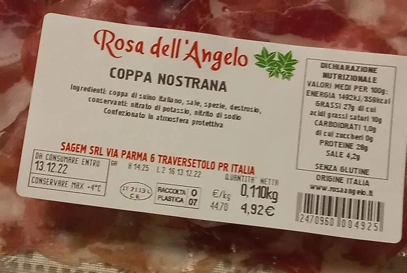 Coppa nostrana