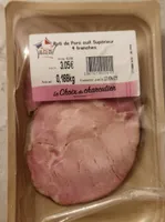 Rôti de porc cuit supérieur 4 tranches