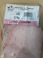 Rôti de porc cuit supérieur