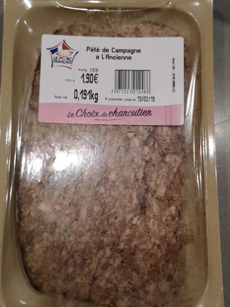 Pâte de campagne à l'ancienne