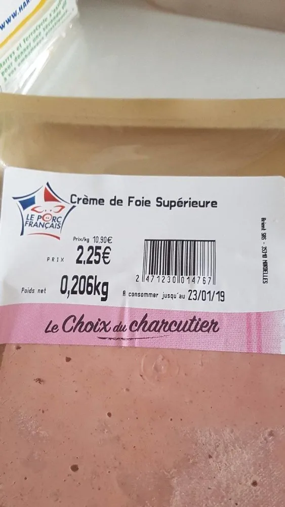 crème de foie supérieure