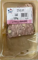 Paté de lapin aux noisettes