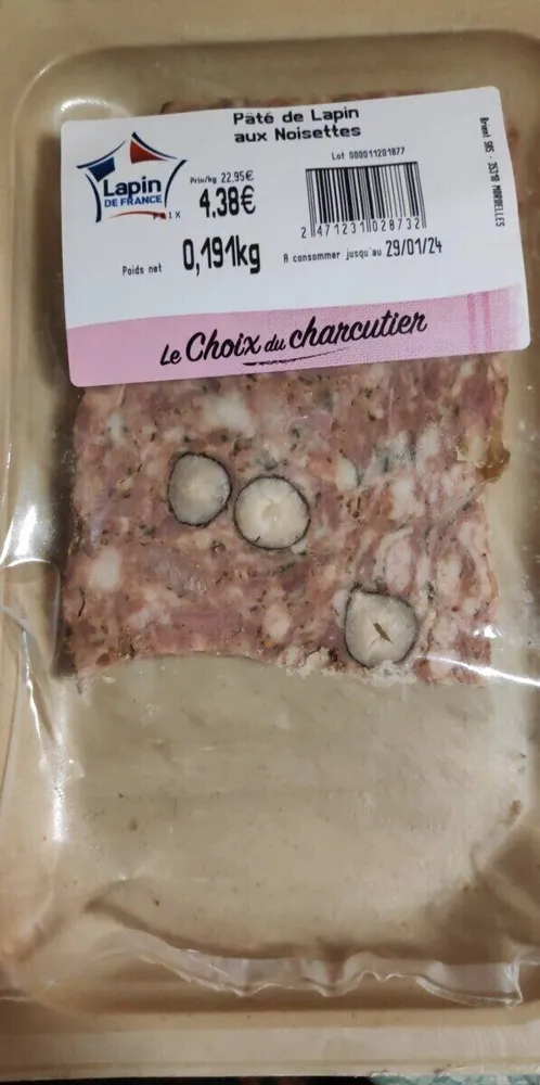 Pâte de lapin