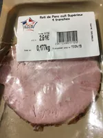 Roti de porc cuit supérieur 4 tranches