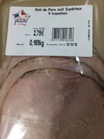 Roti de porc cuit superieur