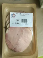 Rôti de porc cuit supérieur