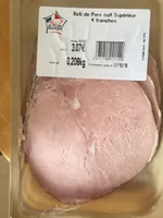 Rôti de porc cuit supérieur 4 tranches