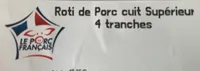 Roti de porc en tranches